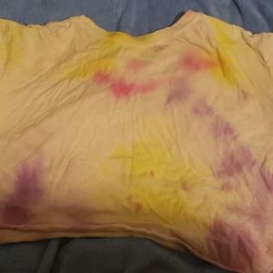 Tie die crop top
